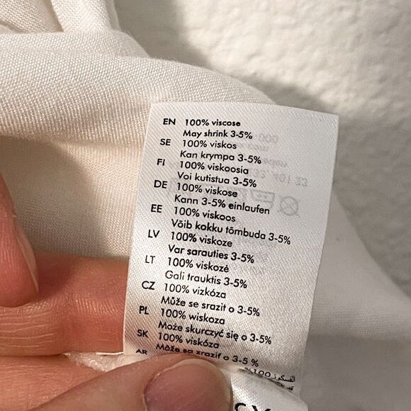 Lindex Boho Embroidered Peasant Blouse M - Picture 4 of 8